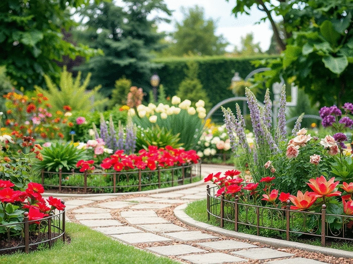 Crafting with Metal Landscape Borders