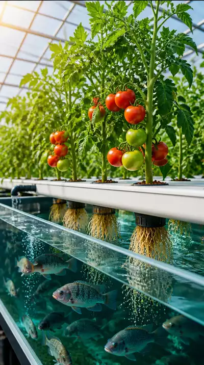 Aquaponics gardening method
