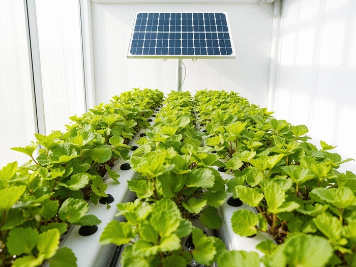 Solar-Powered Hydroponic System Benefits