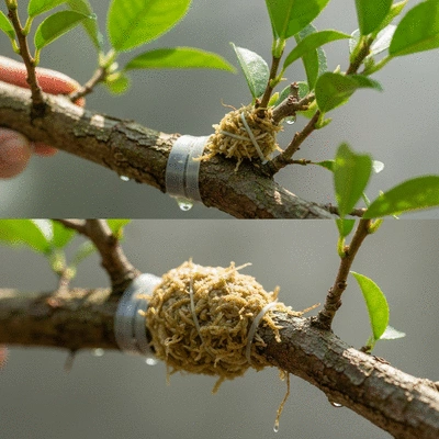 Bonsai air layering process