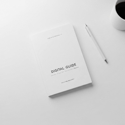 Digital guide or eBook mockup