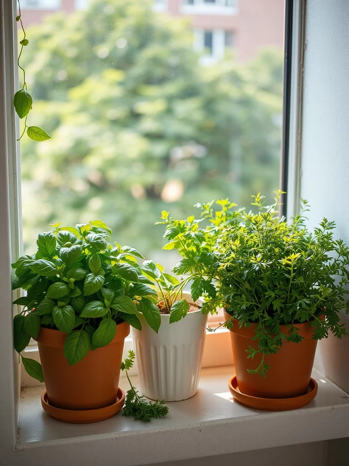 Growing Herbs by Your Window