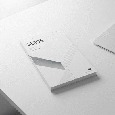 Digital guide or eBook mockup