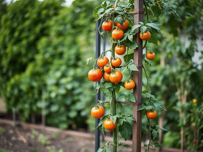 Grow Tomatoes with Vertical Trellis