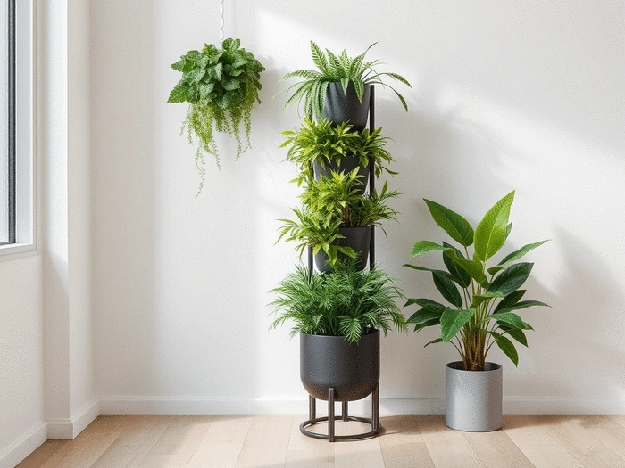 Stylish Vertical Plant Stand Ideas