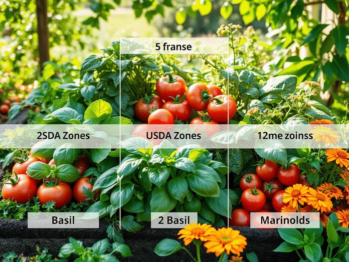 Best Companion Planting Charts for Organic Vegetable Gardens by USDA Zone
