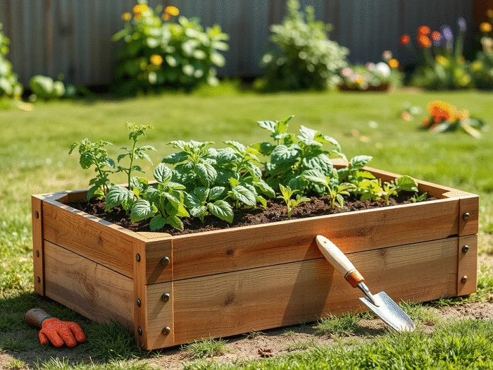 raised garden bed