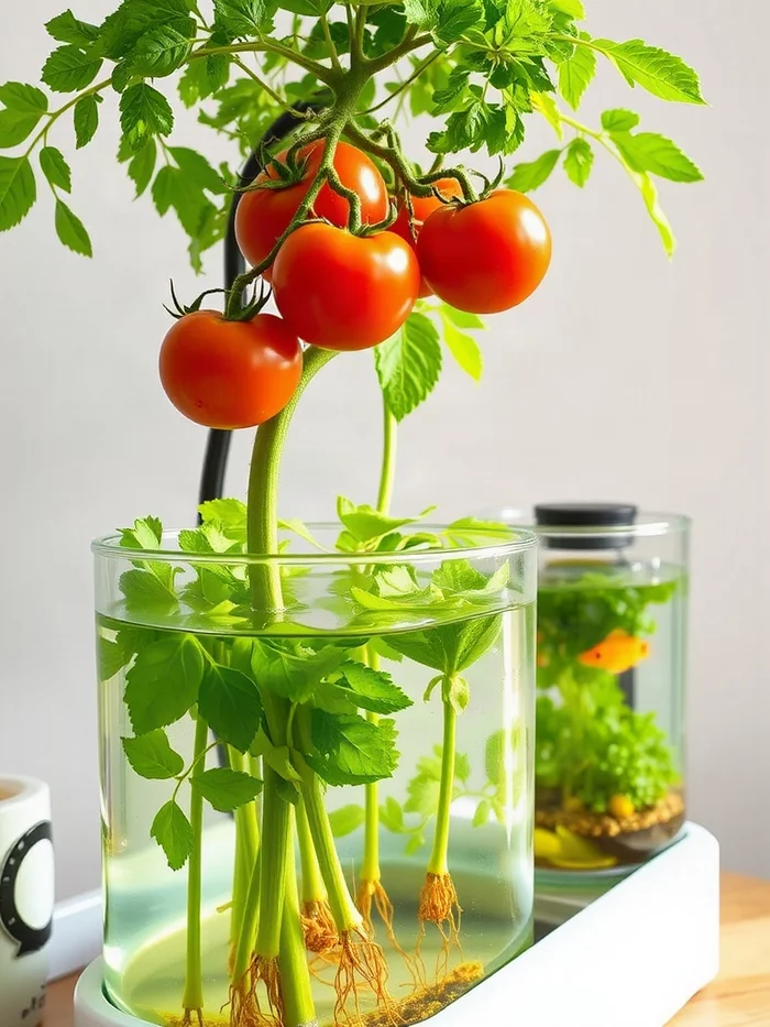 Growing Aquaponic Tomatoes at Home